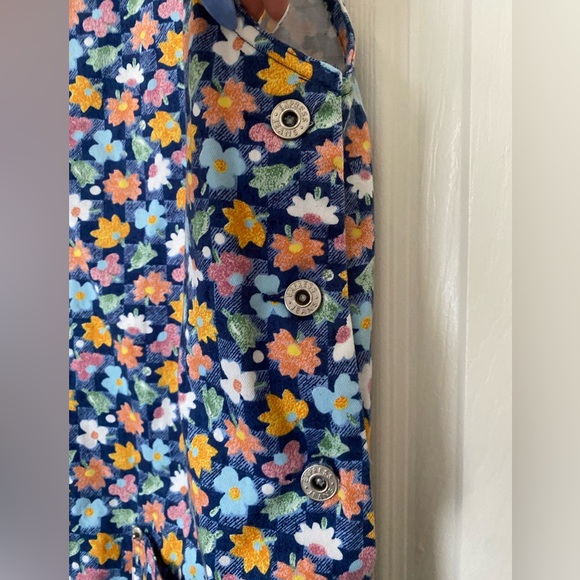 🌸 Floral Express Jeans Dress 🌸 - Picture 3 of 4